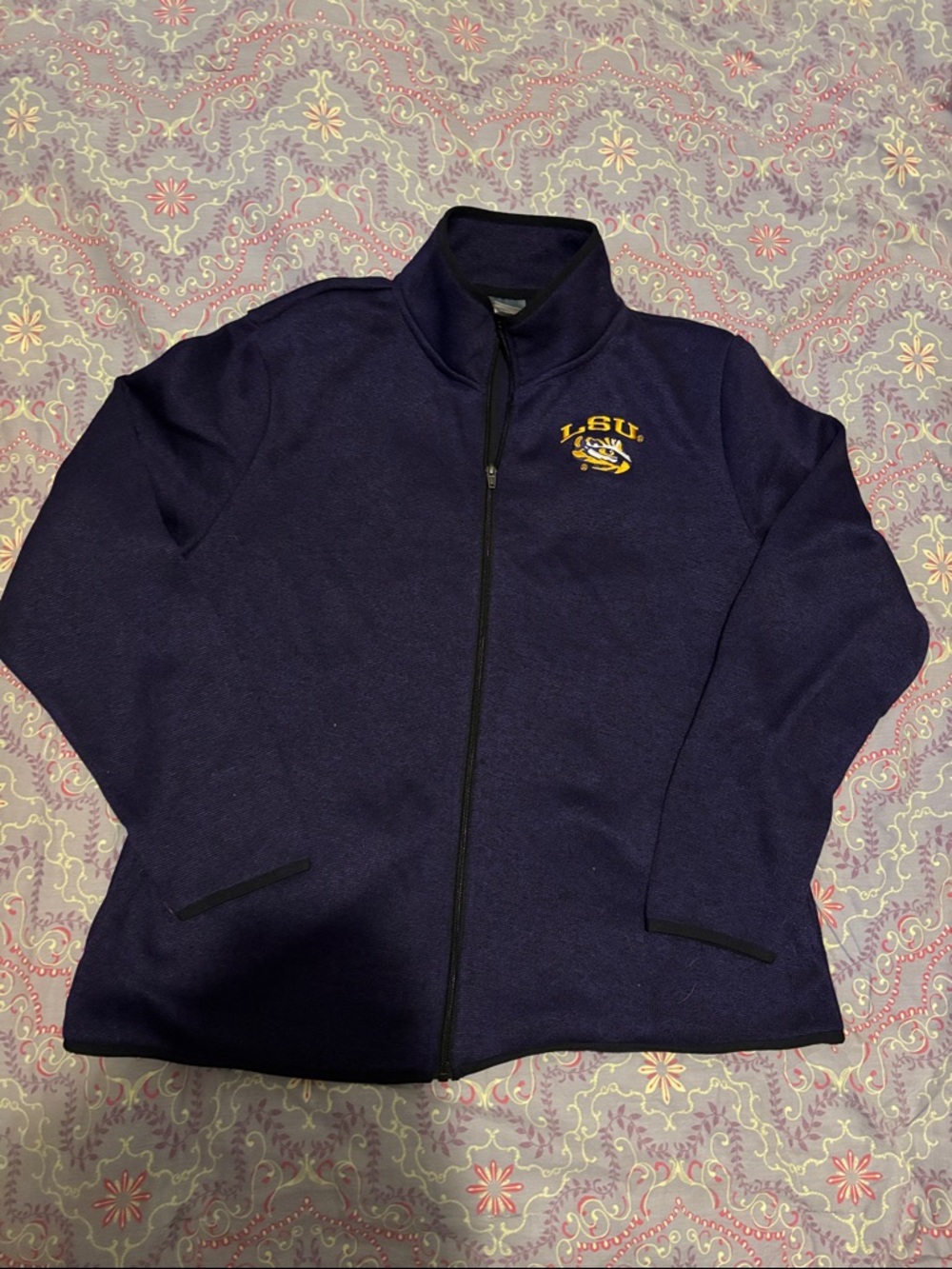 LSU Purple Full-Zip Jacket